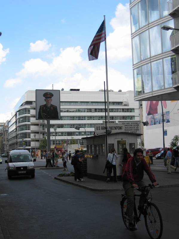 Checkpoint Charlie - in the American Sector