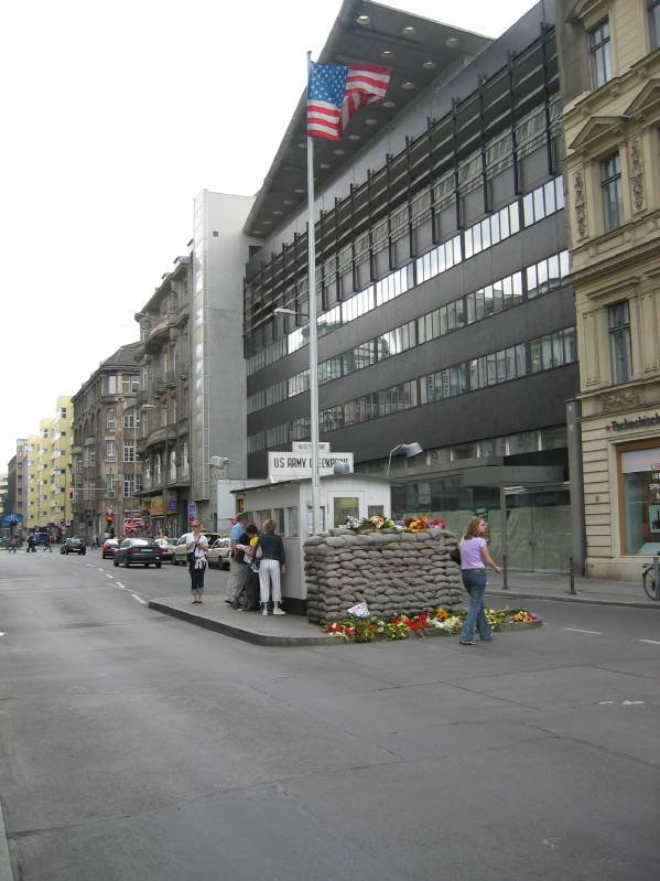 Checkpoint Charlie - in the Soviet Sector