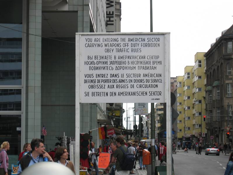 Checkpoint Charlie - Warning, Reverse Side