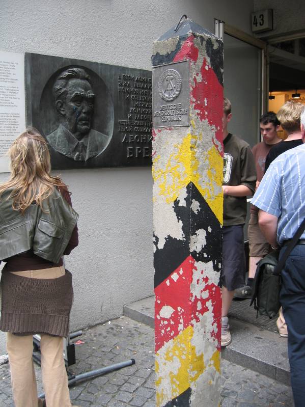 Checkpoint Charlie - Former boundary stone