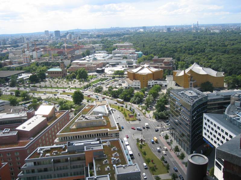 View from Panorama Point at Potsdammer Platz