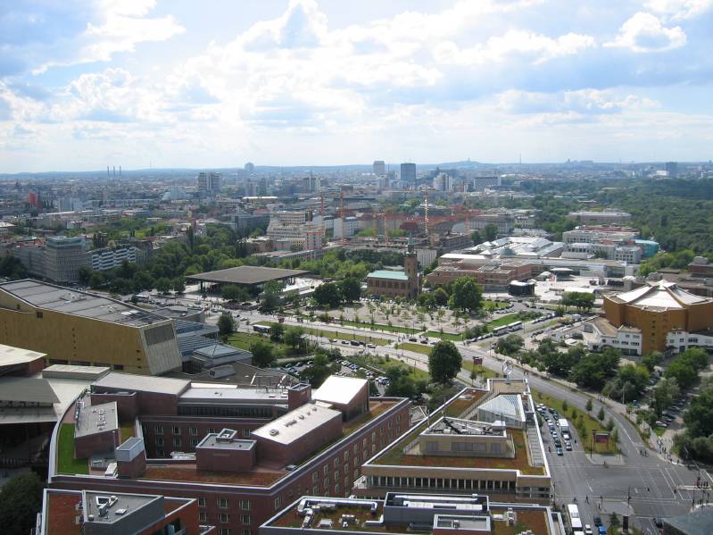 View from Panorama Point at Potsdammer Platz