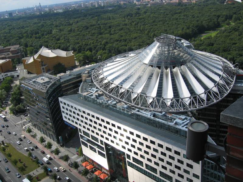 Sony Center from above