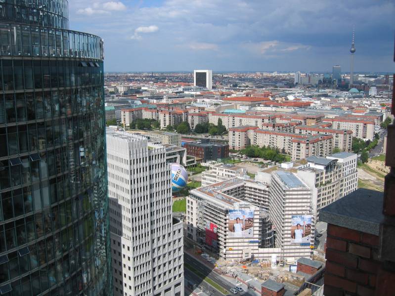 View from Panorama Point at Potsdammer Platz