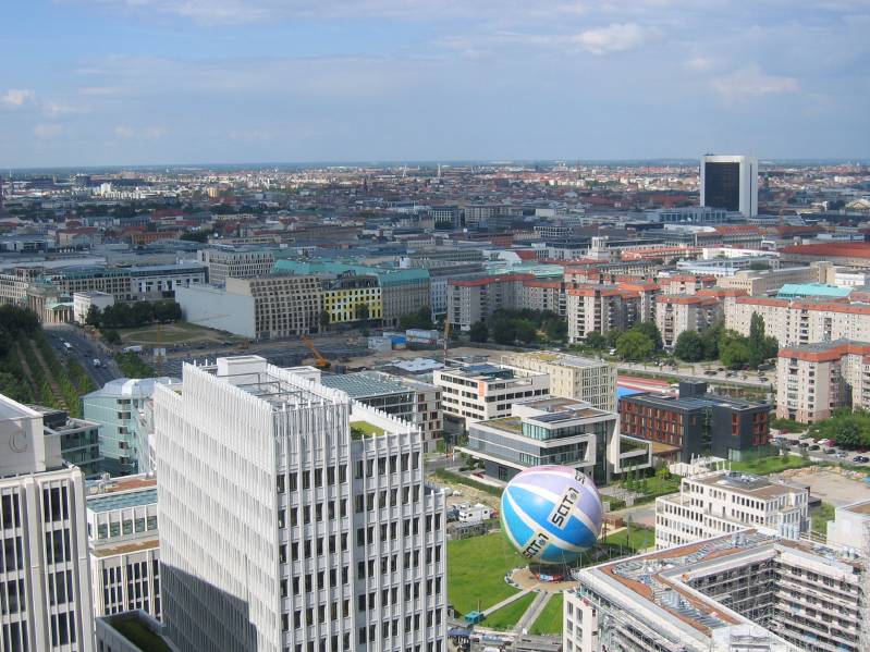 View from Panorama Point at Potsdammer Platz