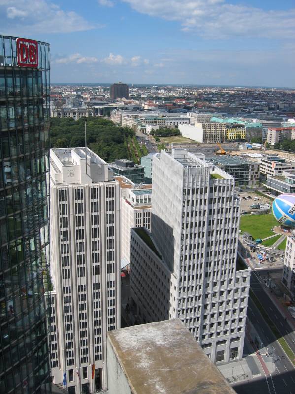 View from Panorama Point at Potsdammer Platz