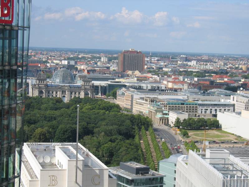 View from Panorama Point at Potsdammer Platz