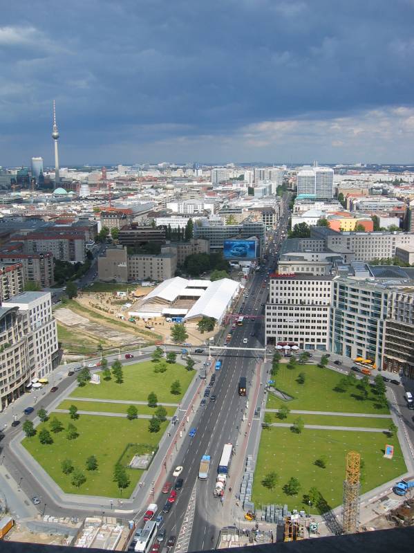 View from Panorama Point at Potsdammer Platz