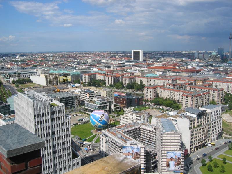 View from Panorama Point at Potsdammer Platz