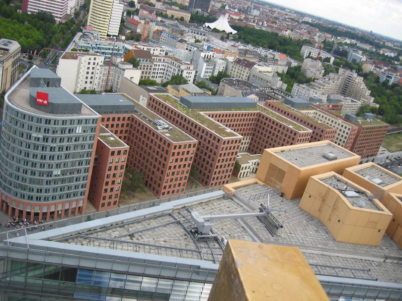 View from Panorama Point at Potsdammer Platz