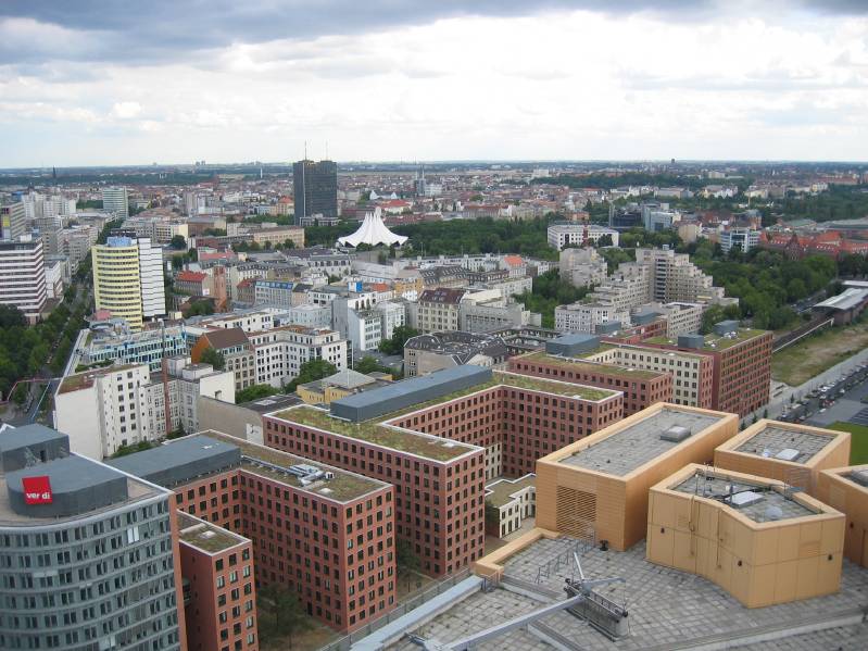View from Panorama Point at Potsdammer Platz