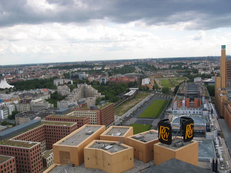 View from Panorama Point at Potsdammer Platz