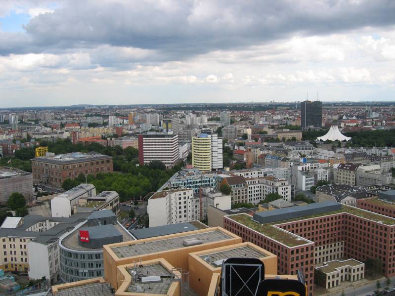 View from Panorama Point at Potsdammer Platz