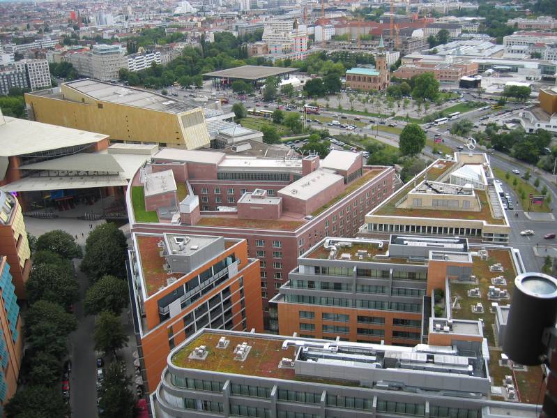 View from Panorama Point at Potsdammer Platz