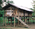 Dwelling of tribespeople. Click for bigger picture