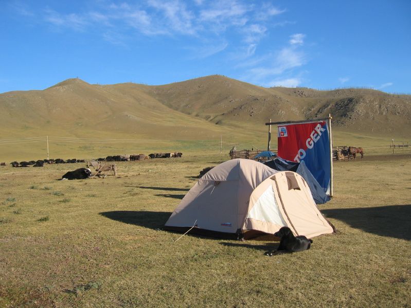 Day 7: Our tent