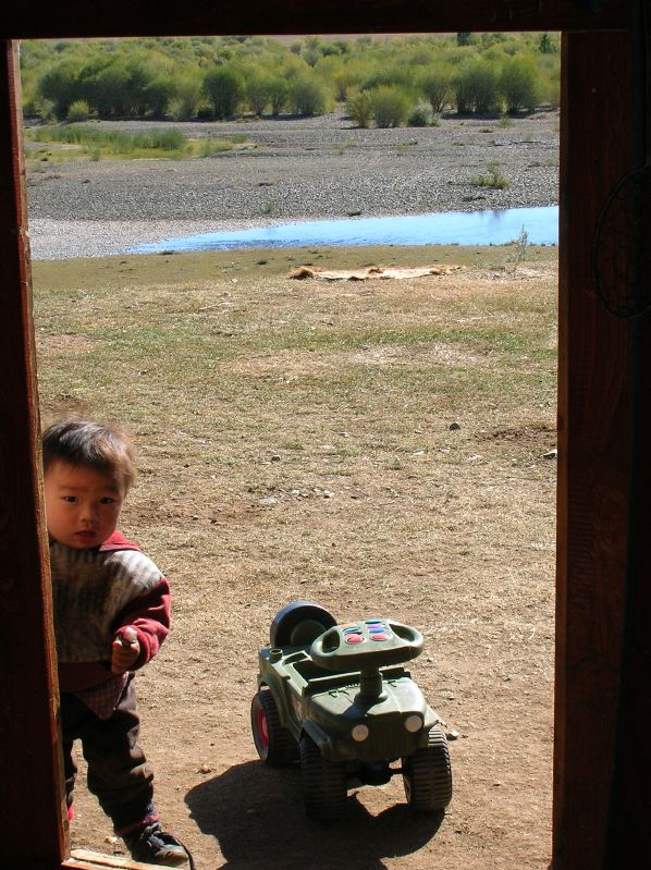 Day 7: View through the door of the Ger