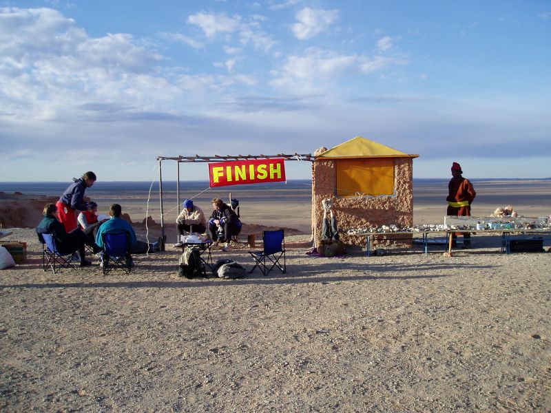 Gobi Marathon - Finishing Line