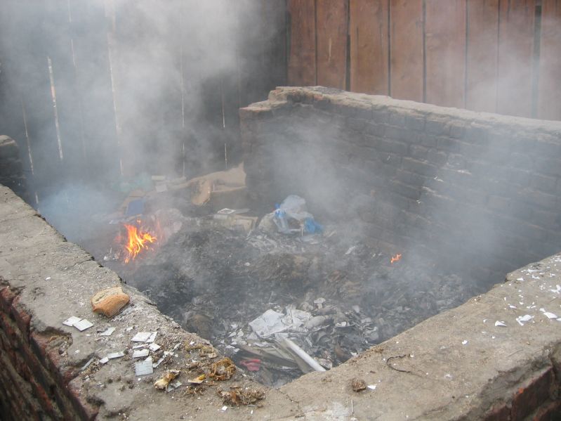 Burning Trash
