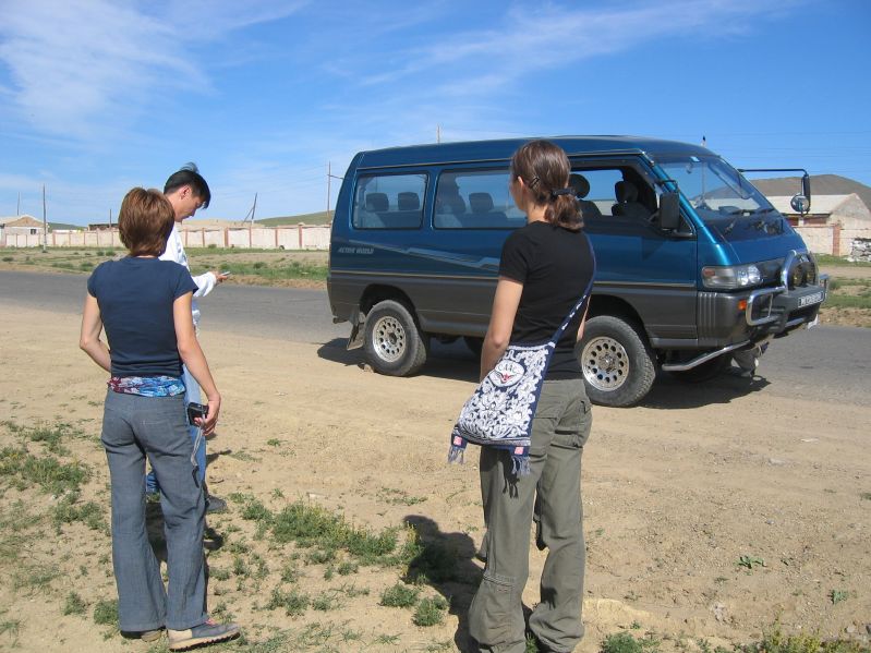 on the way to Terelj National Park