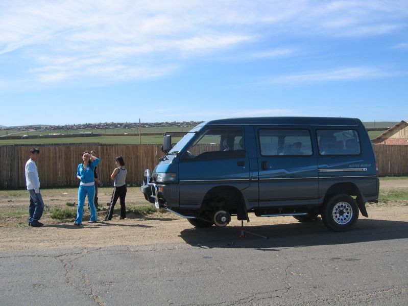 on the way to Terelj National Park