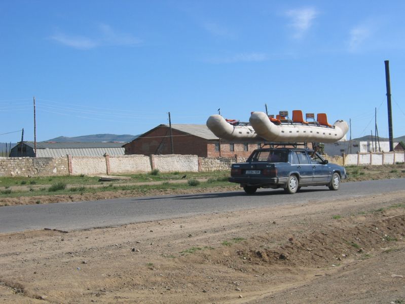 on the way to Terelj National Park
