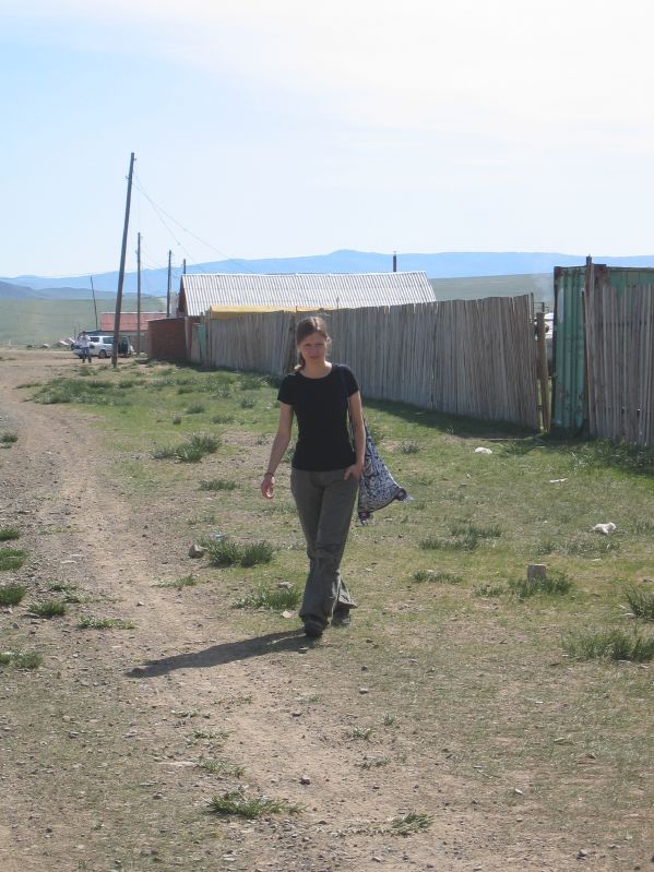 on the way to Terelj National Park