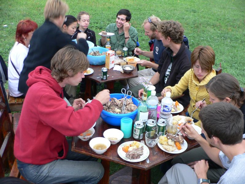 Molt Camp: Dinner