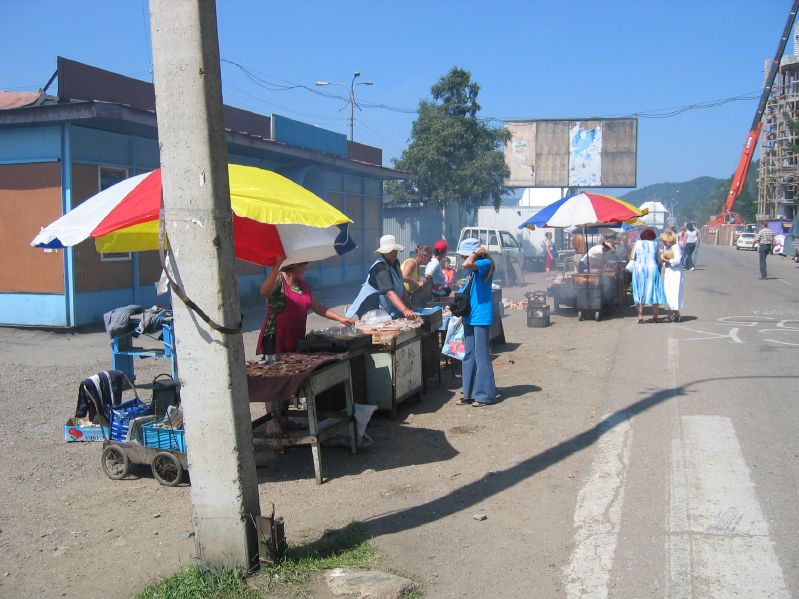 Listvjanka - Food Stalls