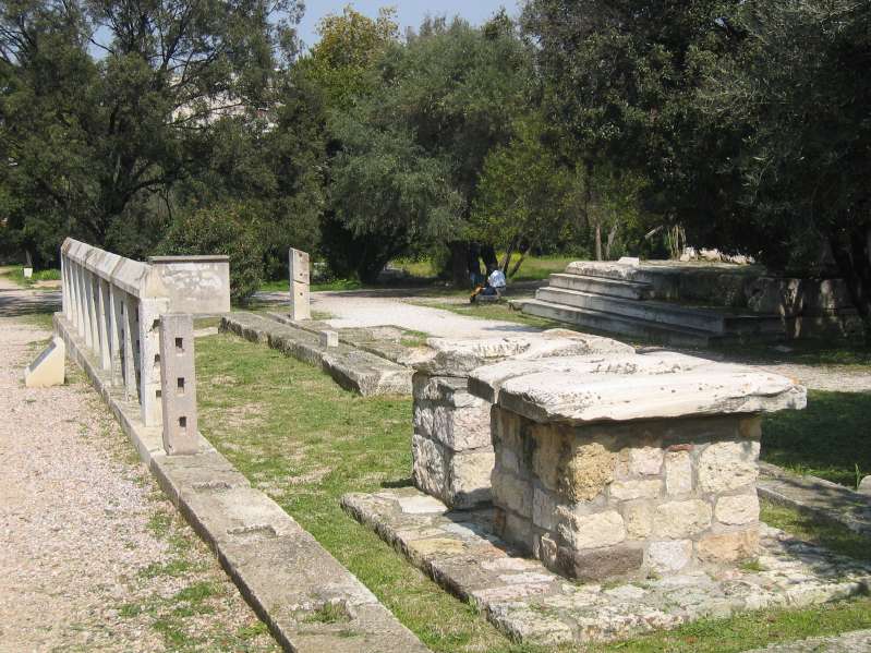 Ruins close to the Acropolis