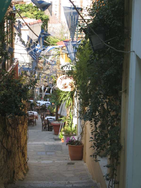 Greek alleyway