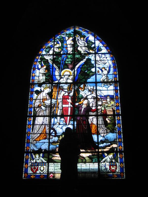 Clamecy - Church window