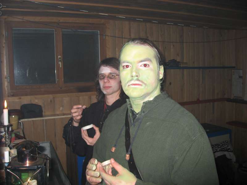 NPC's getting ready for their appearance