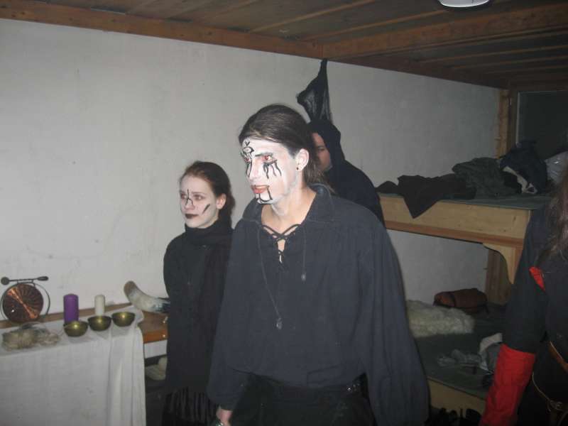 A meeting of the cult of the black glove