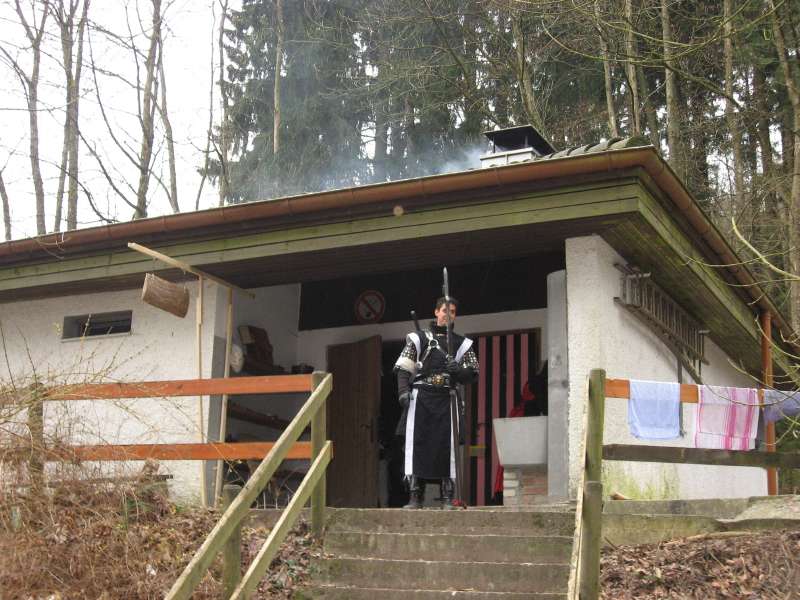 A lonely hero protects the tavern