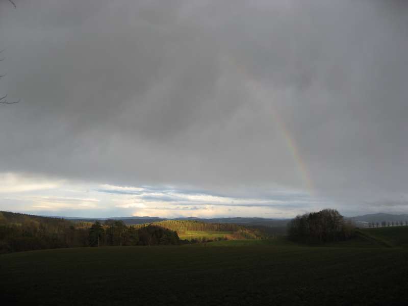 A rainbow!