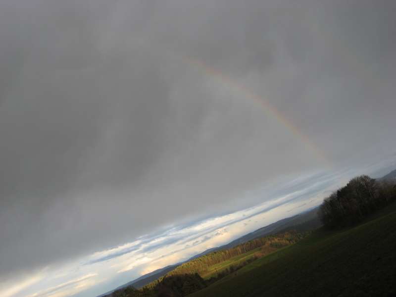 A rainbow!