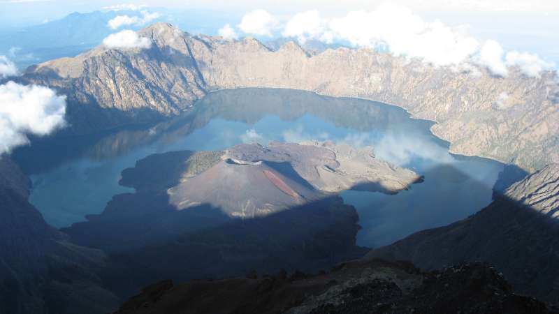 Crater Lake and Gunung Baru