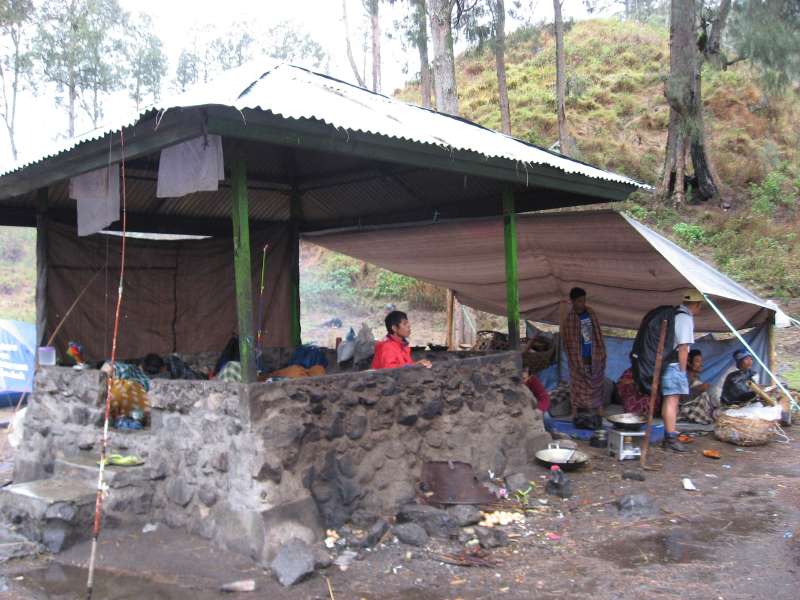 Base Camp at Crater Lake