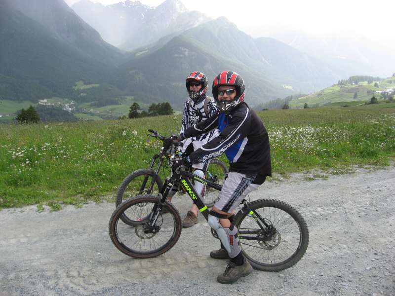 Downhill biking