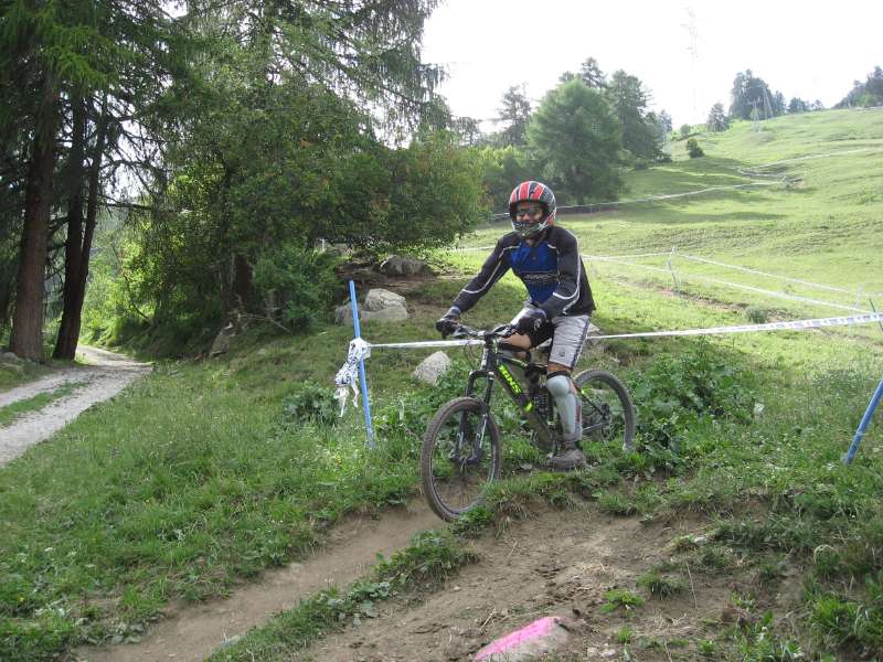 Downhill biking