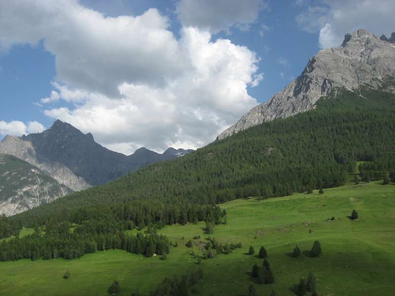 View from Castle Tarasp
