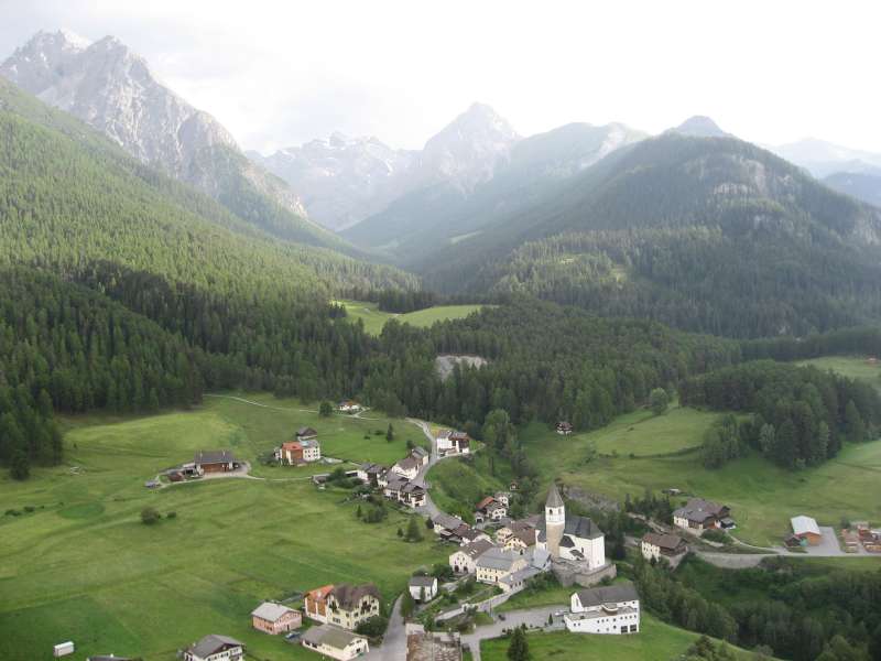 View from Castle Tarasp