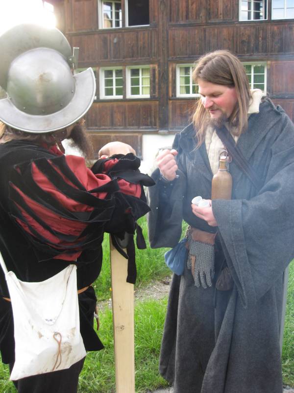 First contact between Frederick and the foreign traders
