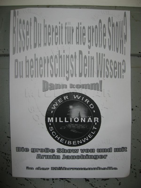 Who wants to be Ankh-Morpork Millionaire?