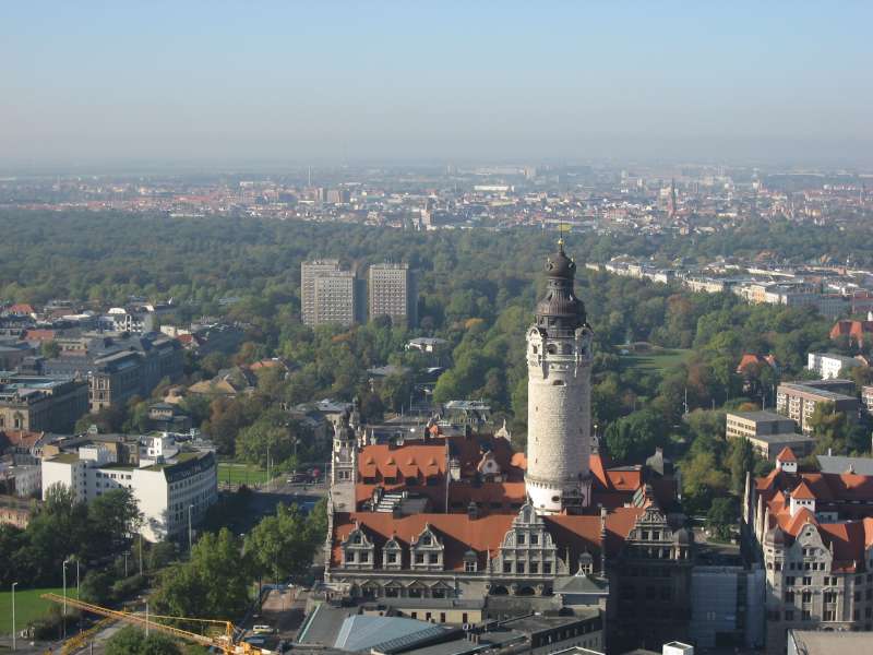 View from the tallest building in Leipzig