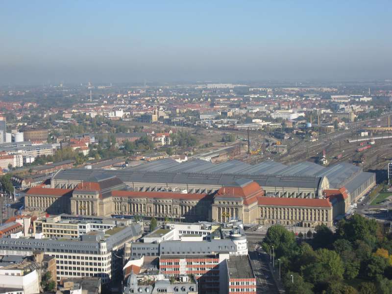 View from the tallest building in Leipzig