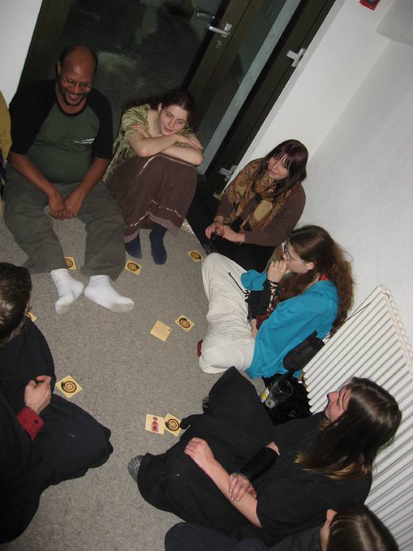 Playing 'Werwölfe von Düsterwald'