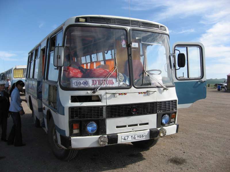 Public Bus to Mandalgovi