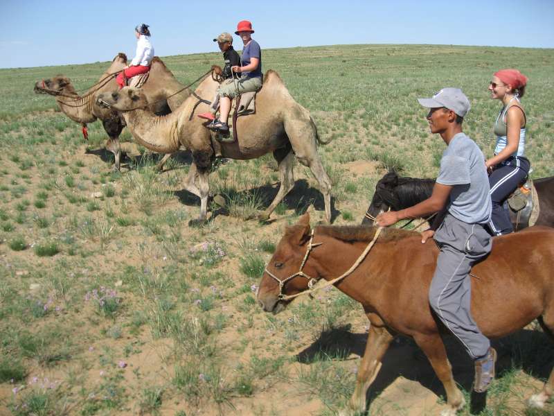 Camel riding